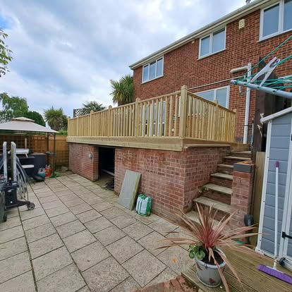 Decking project by Woodland Views