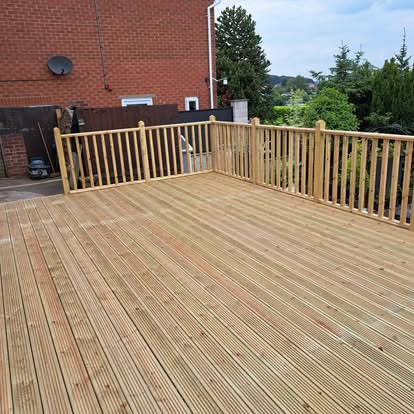 Decking project by Woodland Views