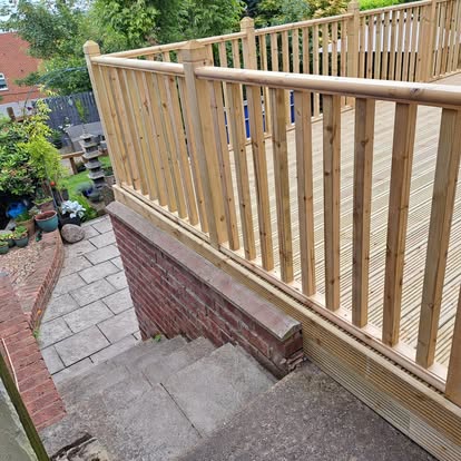Decking project by Woodland Views