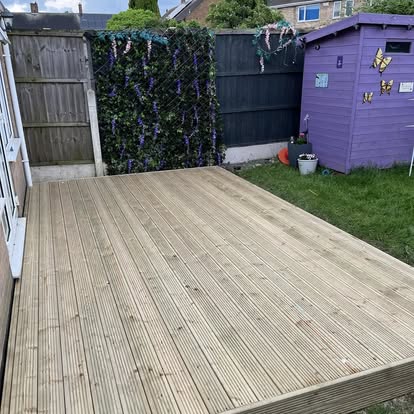 Decking project by Woodland Views