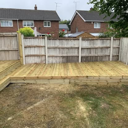 Decking project by Woodland Views