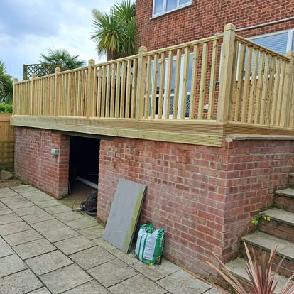 Decking project by Woodland Views