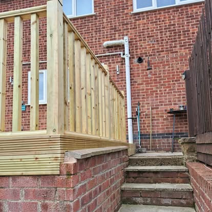Decking project by Woodland Views