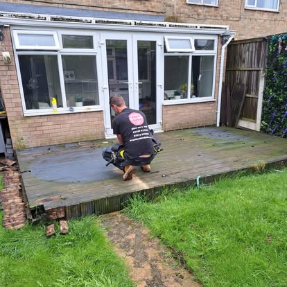 Decking project by Woodland Views