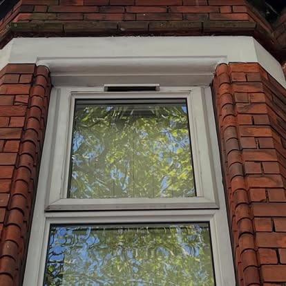 Victorian bay window with new UPVC fascia