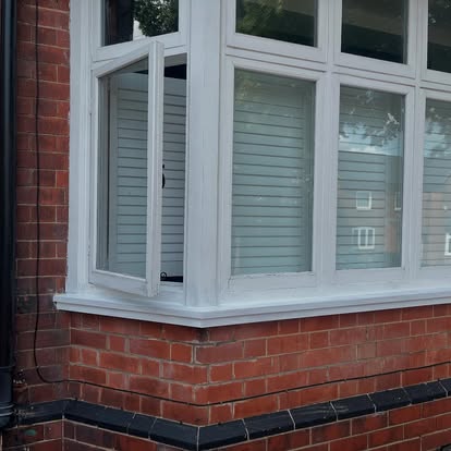 New UPVC bay window exterior different angle